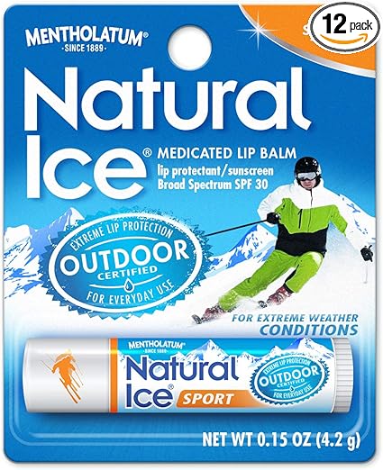 Amazon Com Natural Ice Sport Balsamo Labial Spf 30 Sabor Deportivo 0 15 Oz Paquete De 12 Health Personal Care Amazon Com Natural Ice Sport Balsamo Labial Spf 30 Sabor Deportivo 0 15 Oz Paquete De 12 Health Personal Care