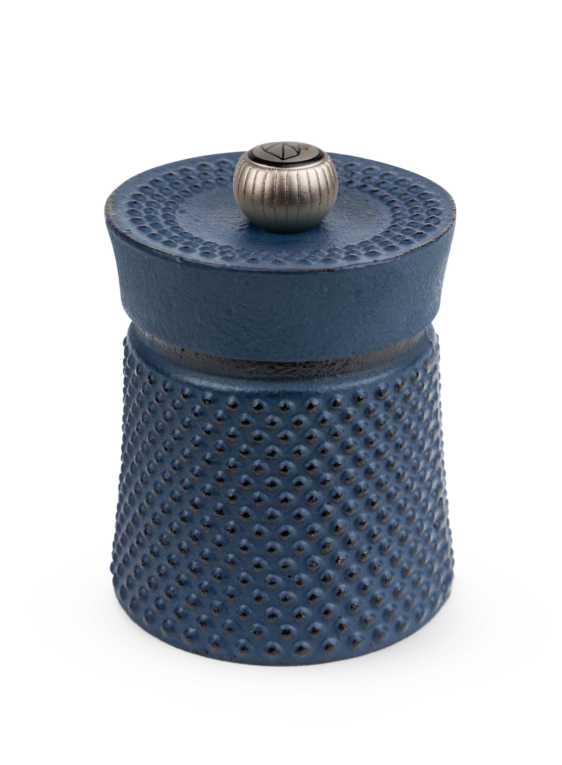 PEUGEOT - Bali 8 cm Pepper Mill - Classic Grind System - Cast Iron - Lifetime Guaranteed Mechanism - Made In France - Blue Colour