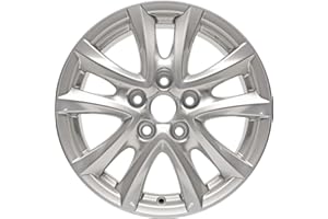 FACTORY WHEEL REPLACEMENT New 16x6.5" 16 Inch Silver Aluminum Alloy Wheel Rim Fits Mazda 3 2014 2015 2016 2017 2018 | ALY64961U20N