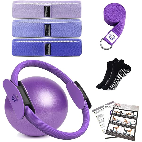 thumbnail image 2 of Portable Yoga Pilates Bar Kit, Pilates Equipment With Resistance Band Bar For To 2 of 9