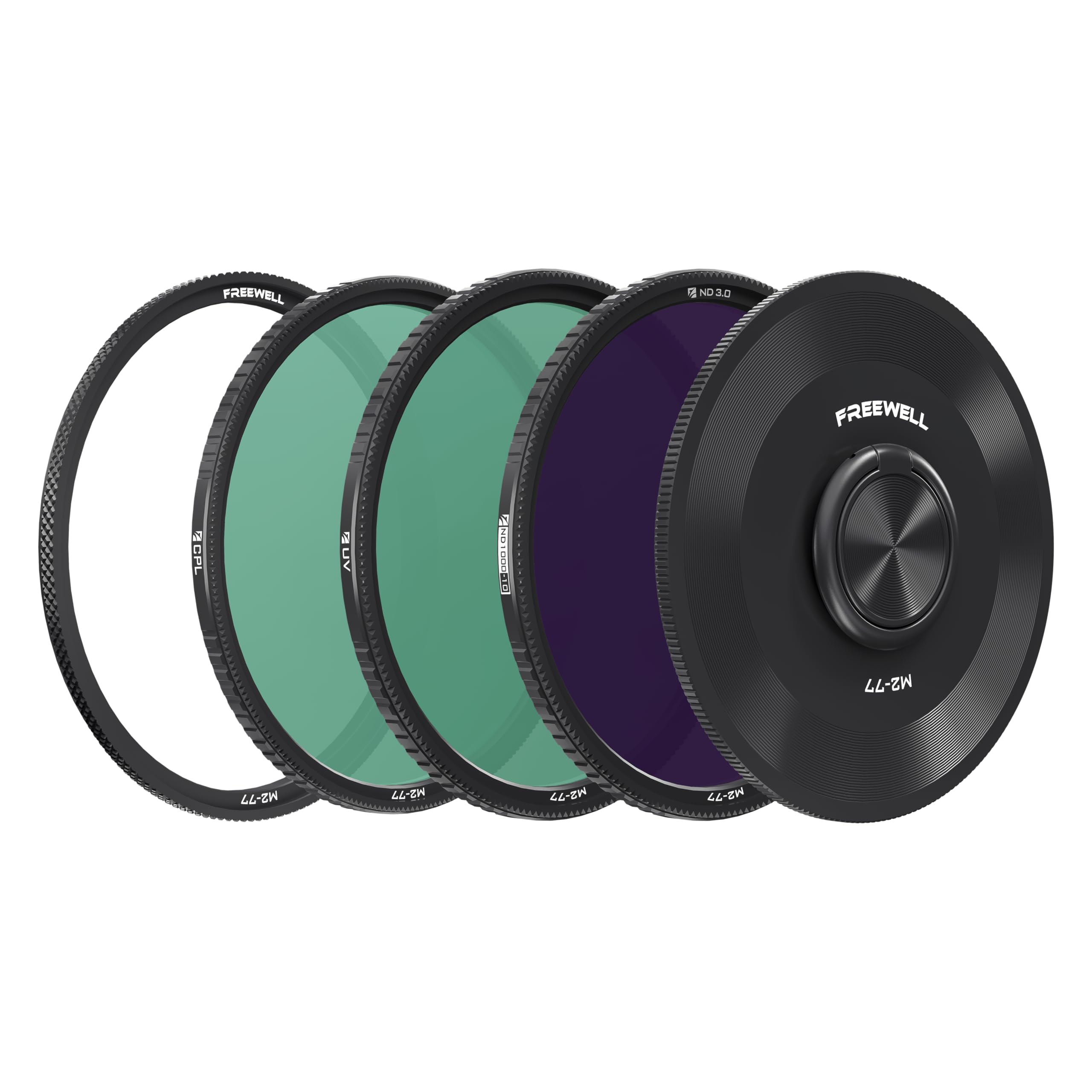 Freewell M2 Magnetic quick coupler 3-pack 77mm ND1000, CPL, UV