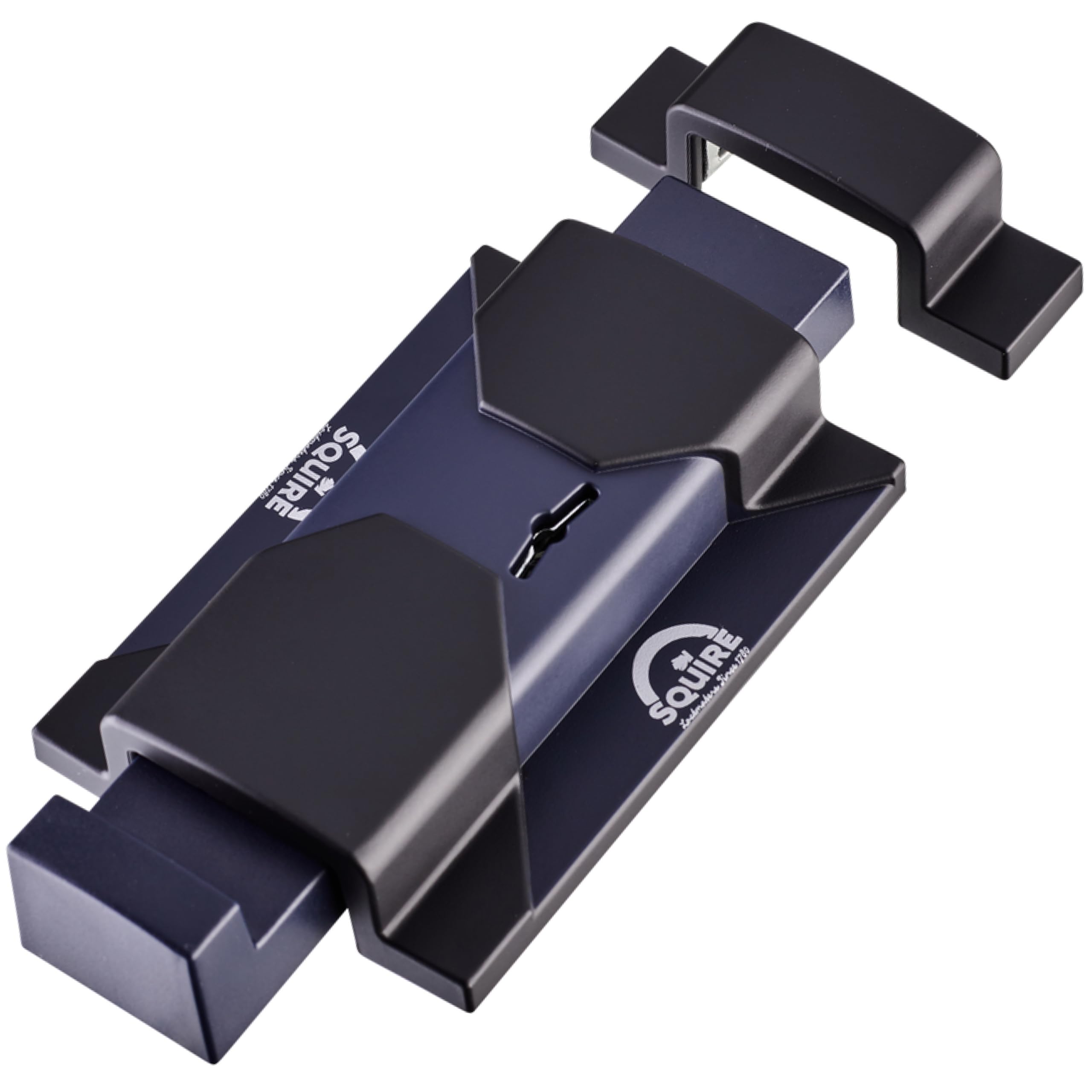 Squire Heavy Duty Keybolt - 4 Lever Key Operated Bolt Lock - Tough Weatherproof Steel Body - Reliable Door Lock Bolt for High Security - Versatile Door Bolt for Outdoor & Indoor Use