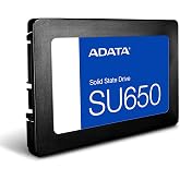 ADATA Ultimate SU650 Solid State Drive, 1TB, 2.5" | Internal SSD, SATA 6Gb/s, High-Speed, Secure Data Storage, Advanced Error Correction, Desktop Compatible, ASU650SS-1TT-R