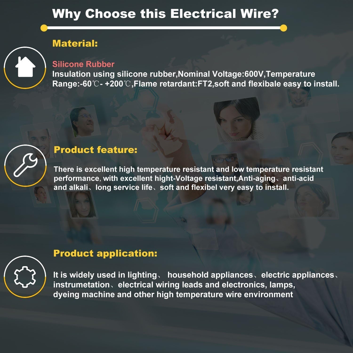 18awg Electronic Wire Kit, Flexible Silicone Wire 6 Color 18 Gauge Hook Up Wire(6 different colored 13 Feet spools) 600V Stranded Wire automotive wiring - - 