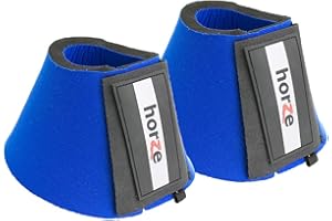 HORZE Pro Overreach Bell Boots for Horses | Neoprene Pair