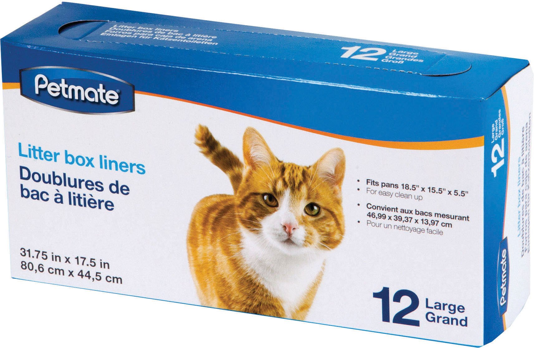 Petmate Cat Pan Liners Large