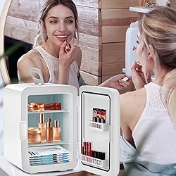 Electactic Compact Mini Fridge, 15 Can Portable