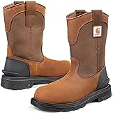 Carhartt Ironwood Waterproof Work Boots for Men - 11-inch Wellingtons Built with Oil-Tanned Leather with EH & Slip-Resistant Outsoles