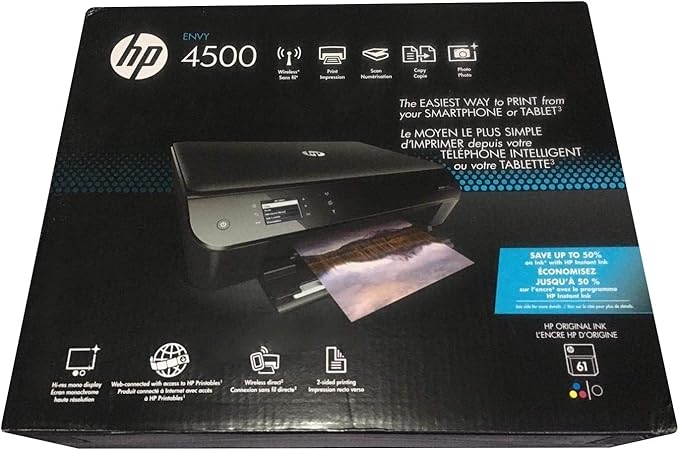hp envy 4500 smartphone and tablet printer