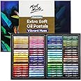 Mont Marte Extra Soft Oil Pastels 72pc, Assorted Bright Colors, Vibrant and Buttery, Versatile Art Pastels for Blending, Layering & Shading, Ideal for Art, Craft, Coloring and Sketching
