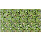 Feelyou Cartoon Car Road Fabric by The Yard, Kids Cars Vehicles Race Track Upholstery Fabric for Chairs Sofa Couch, Street Roadway Activity Outdoor Fabric Waterproof, 1 Yard, Gray Green