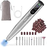 HEBECA Cordless Electric Nail Drill for Acrylic Nails, Portable Rechargeable Nail File Electric for Thick Toenails, E Filer f
