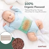 comfheat Baby Heating Pad Colic Belt Flaxseed Tummy Wrap Green view 4