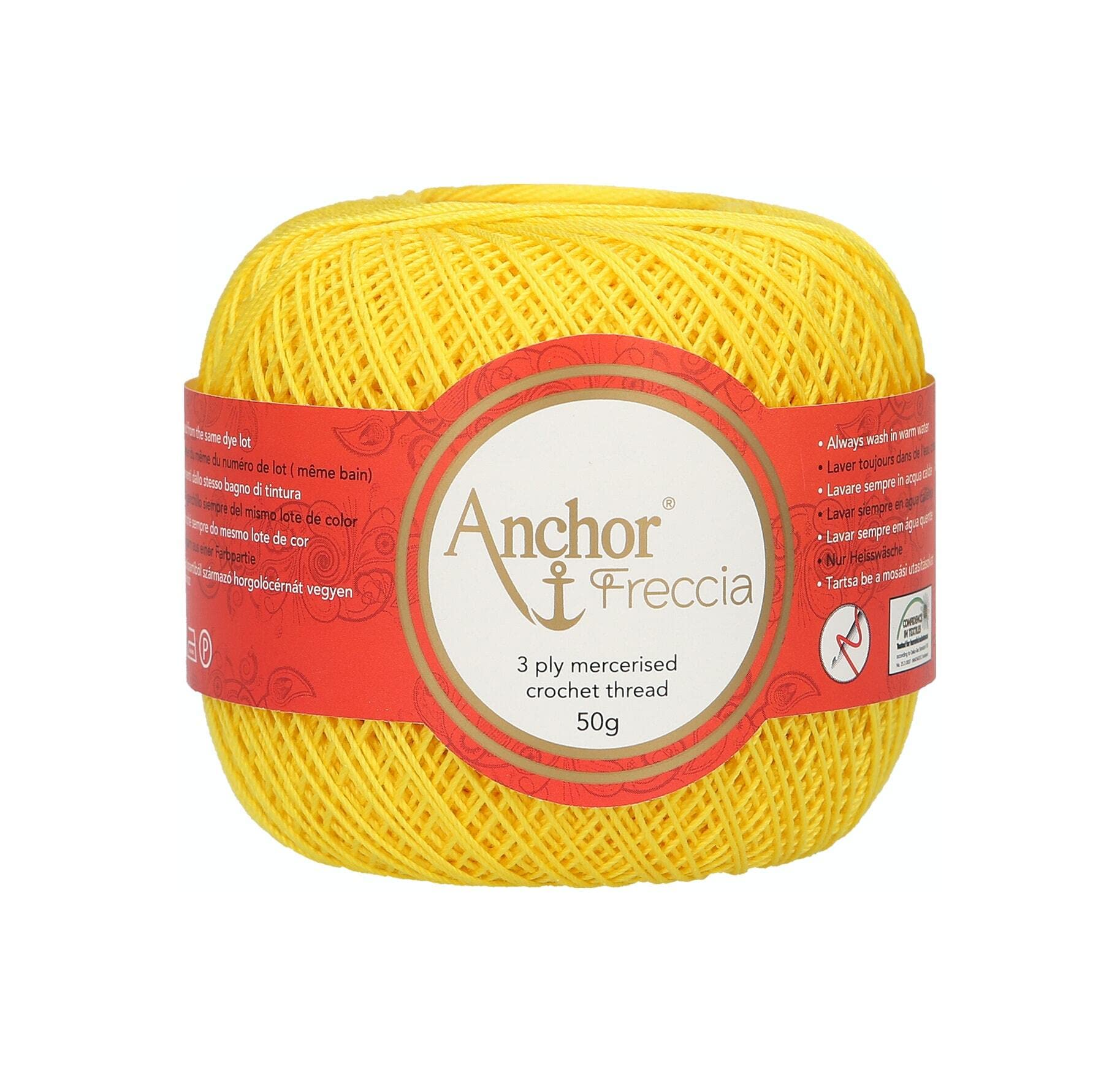 Anchor Freccia, Thickness: 12, Design: 50 g, Length: 285 m, 290 Crochet Yarns