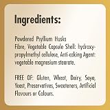Solgar Psyllium Husks Fibre 500 mg Vegetarian Capsules Pack 200 view 2