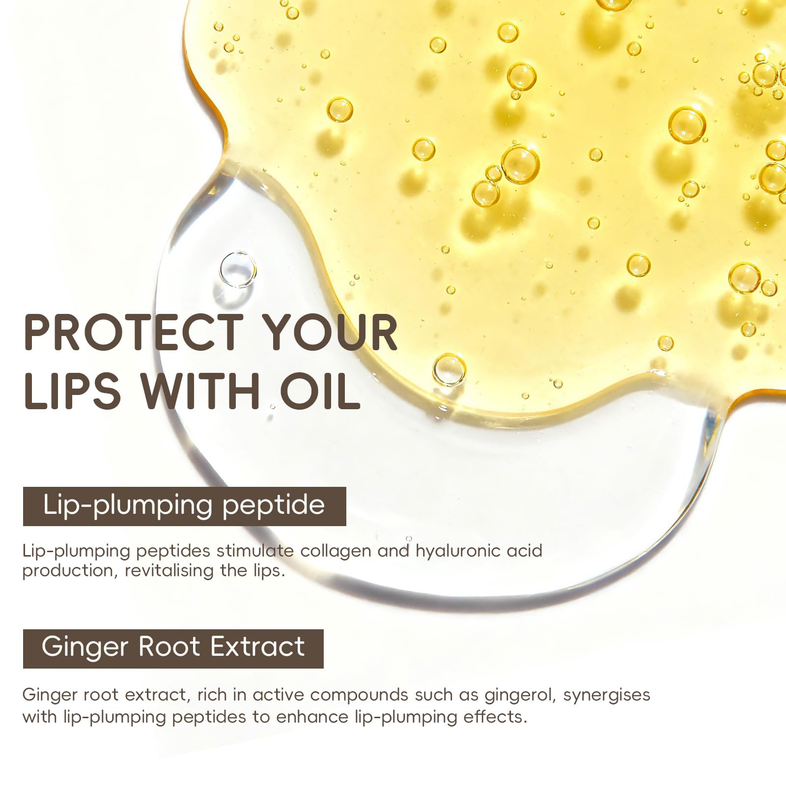 KISSIO PLUMP Lippenfüller,9 ml,maximale Fülle mit Ingwer und Peptiden,extremer Lippenfüller,feuchtigkeitsspendend, Lippenauffüllung,Lippenkonturpflege,Lipgloss,Expert 4