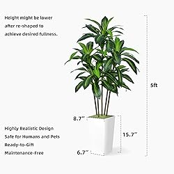 ASTIDY Artificial Dracaena Tree 5FT - Faux Tree