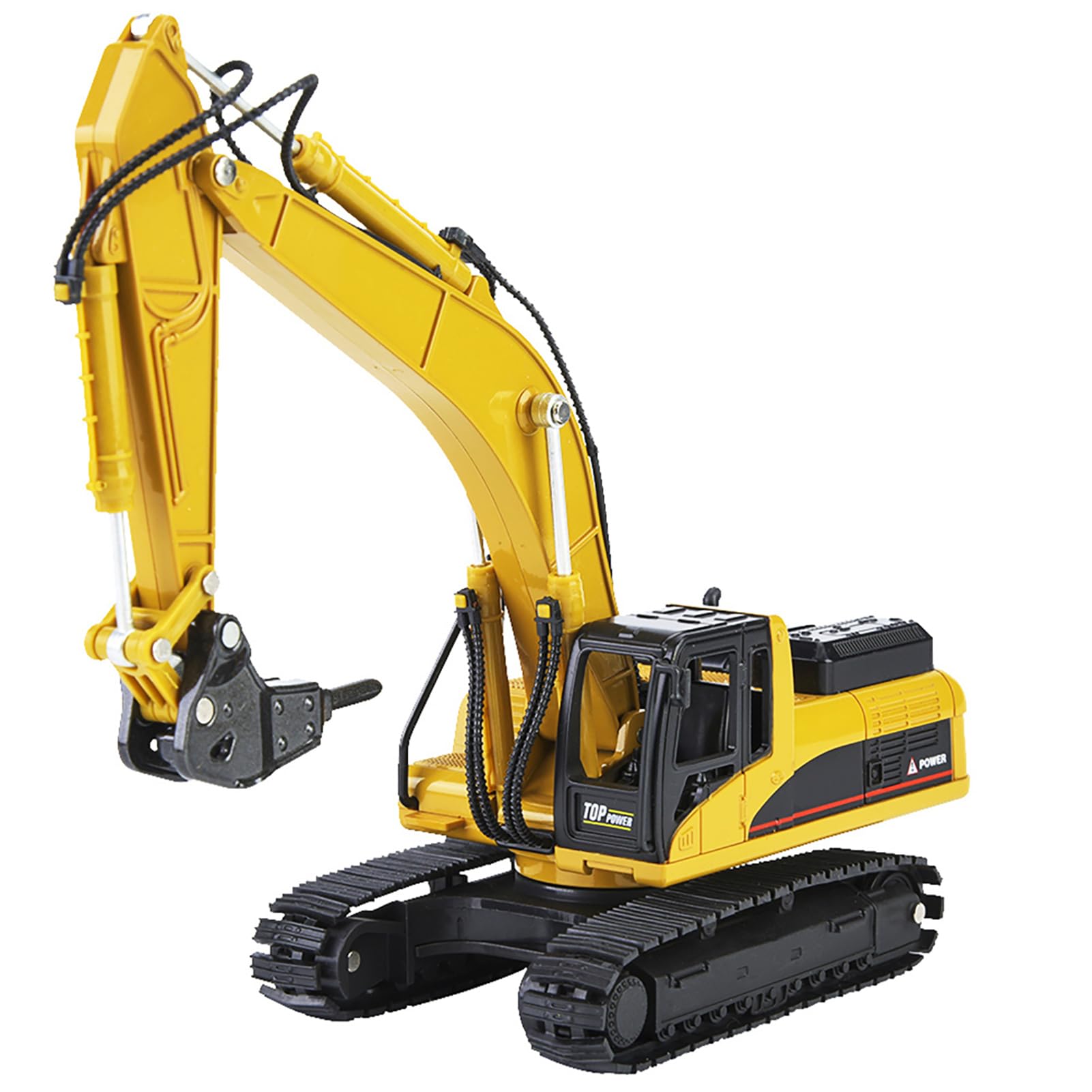 VGEBY1 Excavator Model, Huina Construction Excavator Model Car Toy 1711 1:50 Alloy Engineering Construction Car Vehicle Toy