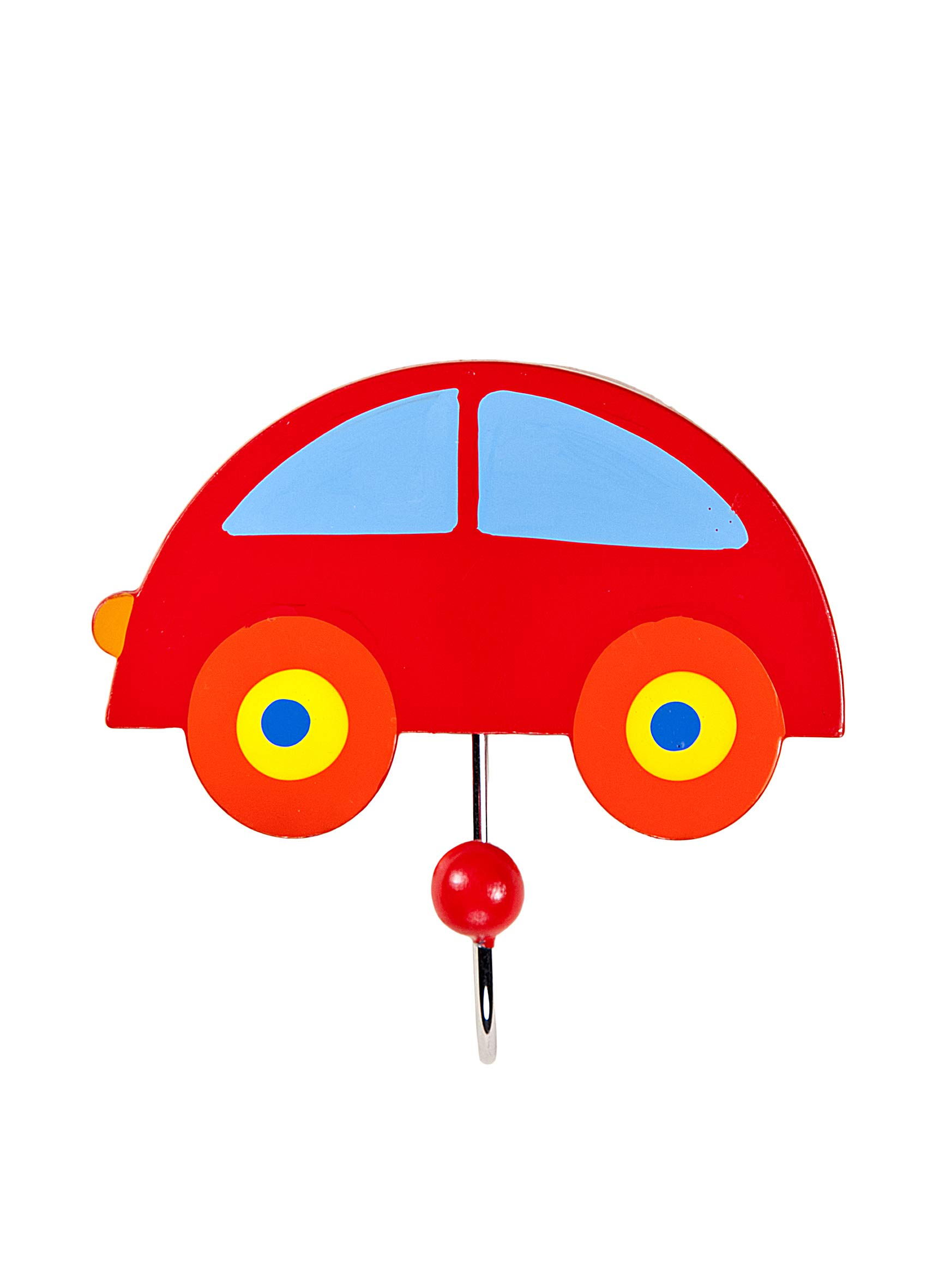Mousehouse Gifts Children's Funky Coat Hook Wall Hook for Girls or Boys Nursery or Bedroom (Car)