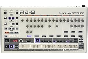 Behringer RD-9 Analog Drum Machine Drum Machine with 11 Sounds, Analog Filter and Wave Designer Effects, 10 Individual Output