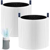 Mini Max Replacement Filter for BLUEAIR Blue Pure Mini Max Air Purifier | FMINI Filter, True HEPA + Activated Filter, White, 2 Pack