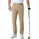 Men's Golf Pants - 30"/32" Dress Pants Wrinkle Free 5 Pockets Stretch Casual Work Travel Slacks