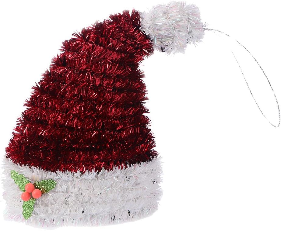 glitter christmas hat