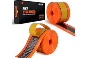 CNCLOL CNC Bike Tire Liners,Road Bike Puncture Proof Tire Liner,Mountain Bicycle Inner Tube Flat Protector-Self Adhesive Compatible with 18 20 24 26 27.5 28 29 MTB Tires and Road/Gravel Bike 700c Tires.