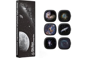 Ainael Galaxy Projector Disc – Ultra HD Projector Slide, Compatible with Ainael Galaxy Projectors and Model SKE-TKQ01 & BL-DQY02 Projectors – 6 Disc Set (Nebula B)