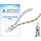 ARTMAN INSTRUMENTS Tweed Rectangular Arch Forming Wire Bending Pliers &ndash; Tungsten Carbide Orthodontic Dental Braces Wire Adjusting Pliers for Archwire Shaping and Forming