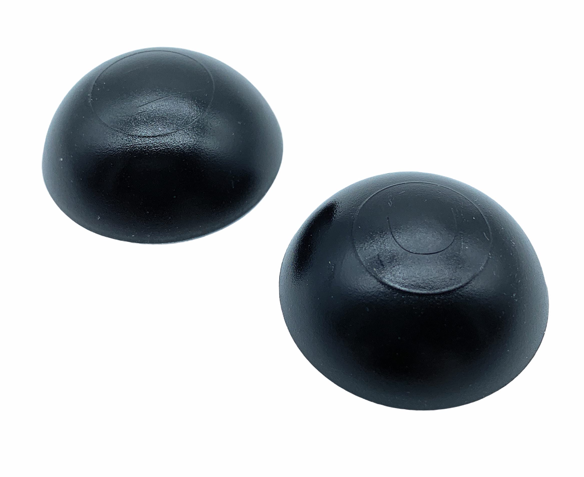 JAM2DAY Self Adhesive Wall Bumper Buffer Door Stop Protector - Pack of 2 (Black)