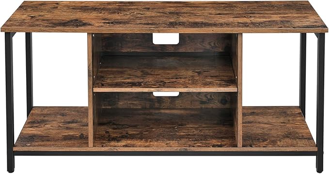 VASAGLE Soporte para TV, Mesa de Consola con Almacenamiento Abierto