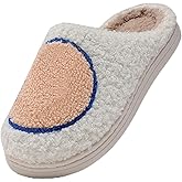 COVS Cute Kids Face Slippers for Girls Boys Soft Plush Non-Slip Toddler House Slippers Little kids Indoor Outdoor