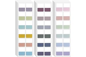 Potanro Sticky Book Tabs 360PCS Notebook Colorful Book Annotation Tabs Kit Writable Repositionable Color Page Markers Bible Tabs for Office Supplies