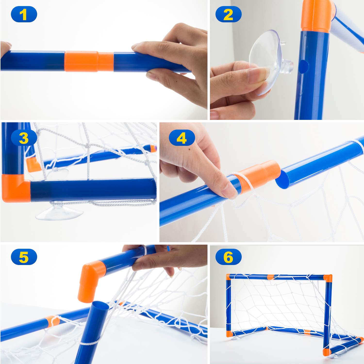 Kids Toys Hover Hockey Set- Hovering Hockey Toys with Foam Bumper for Indoor Games, Air Power Training Ball Playing Hockey Game,Hockey Game Toys for 3 4 5 6 7 8 9 10 11 12 Year Old Boys Girls