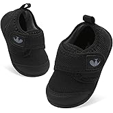 FEETCITY Baby First Walking Shoes Boys Girls Infant Sneakers Crib Shoes Breathable Lightweight Slip On Shoes
