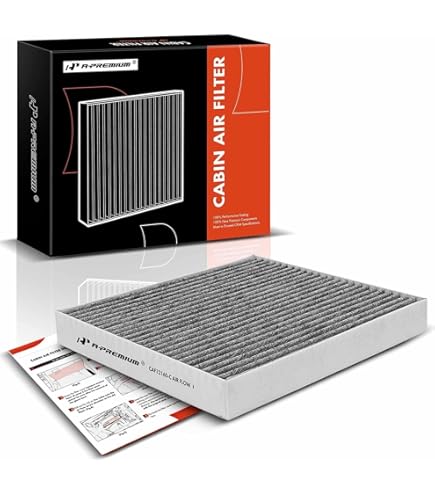 CF12160 Cabin Air Filter With Nutshell Activated Carbon - Fits Hyundai Kona, Tucson, Veloster; Kia Seltos, Soul, Sportage