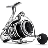Piscifun NautiX Spinning Reel, Aluminum Body, 33lb Max Drag | CNC Aluminum Gear, 8+1 Sealed BB, 6.0:1/5.4:1 Gear Ratio, Smooth Retrieve Freshwater/Saltwater Fishing