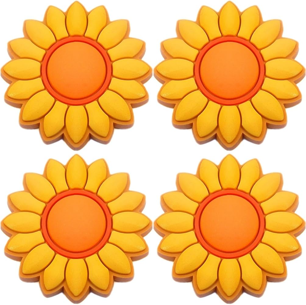 sunflower croc jibbitz