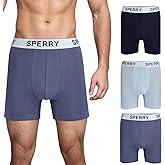 Sperry 3-Pack Men's Soft Modal Boxer Briefs – Luxuriously Soft, Breathable & Comfortable Stretch Micro Modal Underwear Men