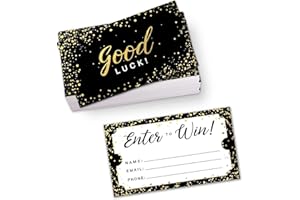 SBLABELS 100 Raffle Tickets / 3.5" x 2" Contest Tickets/Entry Forms for Giveaways