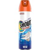 Shout Advanced Grease Busting Foam, Laundry Stain Remover, 18oz, (1-Pack) | Powerful Formula Removes Motor &amp; Cooking Oil, Bike Grease, Spaghetti Sauce and Oily Stains, Works in All Water Temperatures