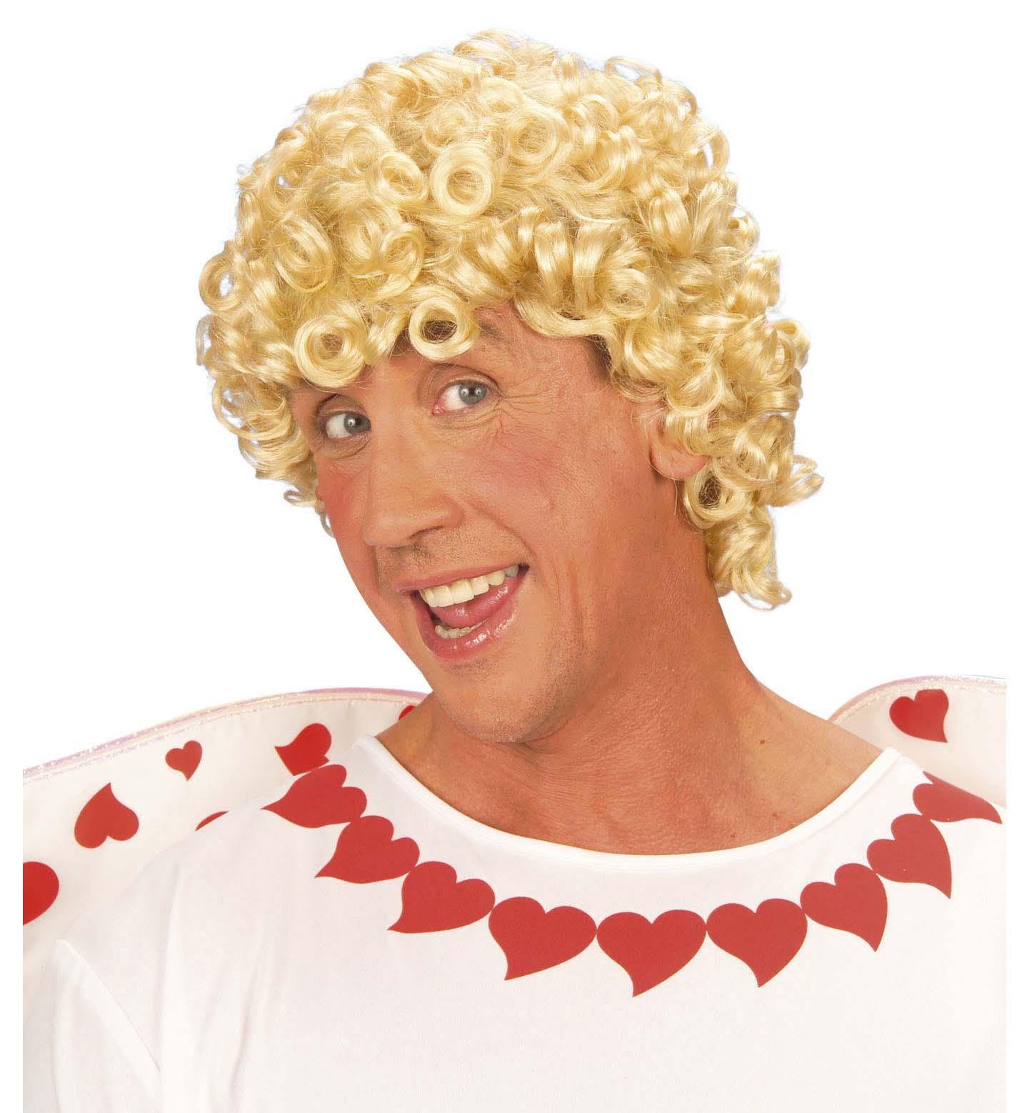 Roman Cupid In Box Wig for Fancy Dress 