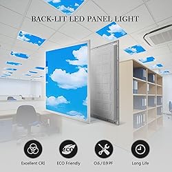 Superyofo 6Pack 2 * 2FT 4800LM LED Flat Panel