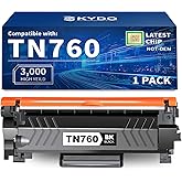 Skydo TN760 Compatible Toner Cartridge Replacement for TN760 TN 760 TN-760 TN730 Toner Compatible with DCP-L2550DW MFC-L2710DW HL-L2370DW HL-L2390DW MFC-L2750DW HL-L2390DW HL-L2350DW (1 Black)