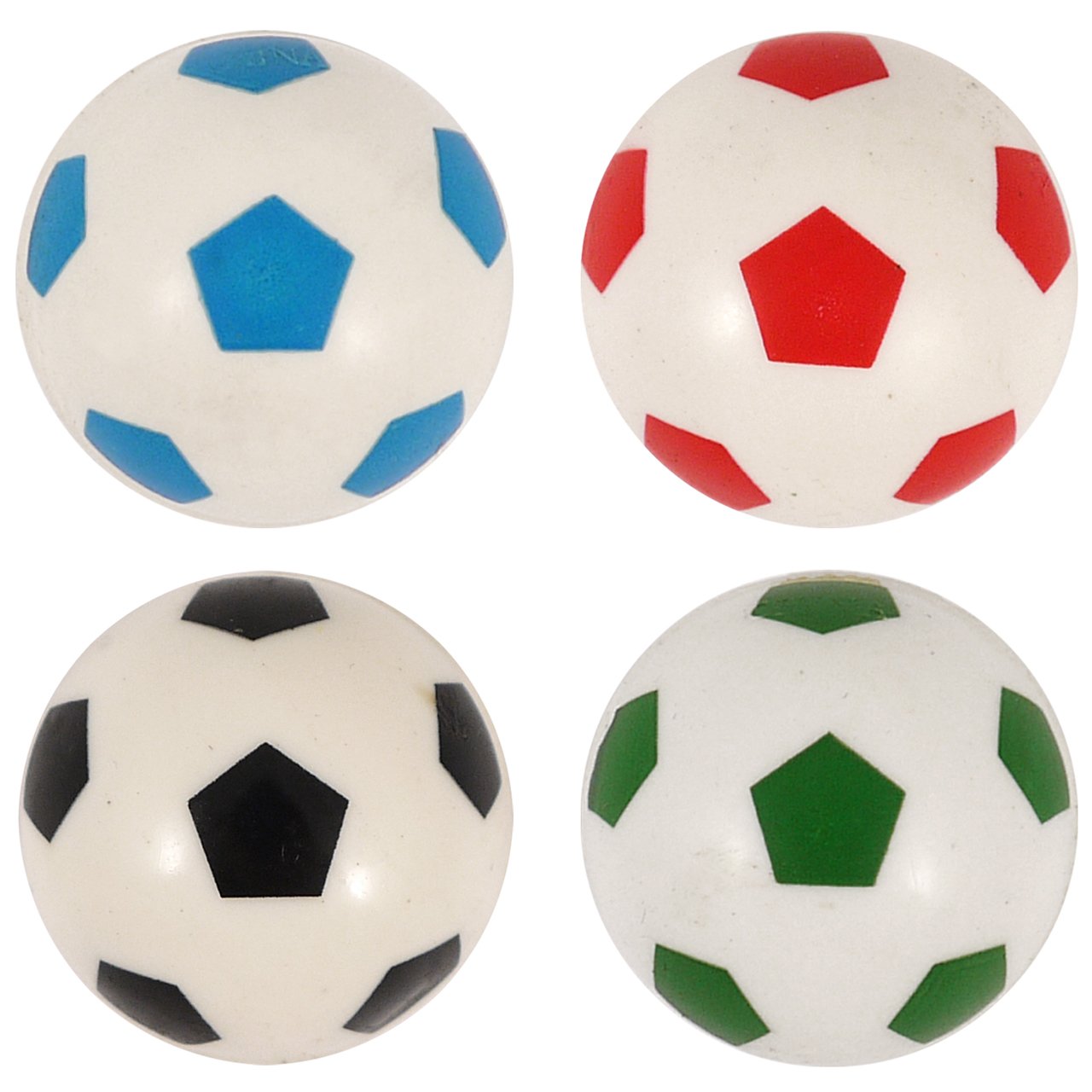 HENBRANDT Football - Assorted Colours Bouncy Jet Balls 32mm (Pack of 100)