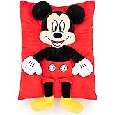 Jay Franco Disney Mickey Mouse 3D Snuggle Pillow - Super Soft – Measures 15 Inches (Official Disney Product)