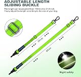 IOKHEIRA Dog Seat Belt Car Harness ISOFIX LATCH Safety Belt Pale Green view 5