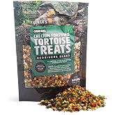 Fluker's Grub Bag Calcium Fortified Tortoise Treats, All Natural Herbivore Blend Fruits and Vegetables, for Tortoise and Herbivore Pets, 4 oz