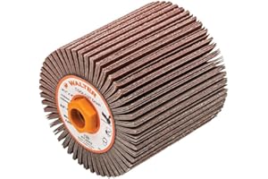 WALTER SURFACE TECHNOLOGIES Walter 07J452 COOLCUT Linear Finishing Flap Abrasive Drum - 120 Grit, 4-1/4 in.